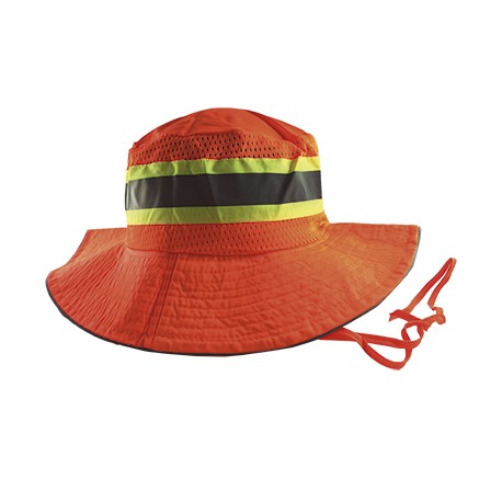 Sombrero reflectivo naranja para contratistas LG/XL.