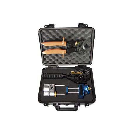 Kit de herramientas universal para preparar puntas de cables XLP o XLPE.